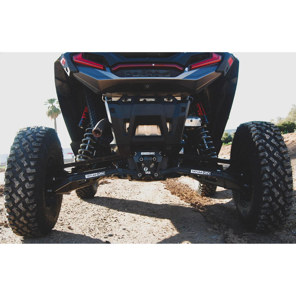 POCKETED POLARIS RZR TURBO S HIGH CLEARANCE RADIUS ROD SET SUSPENSION BILLET ALUMINUM MADE IN USA