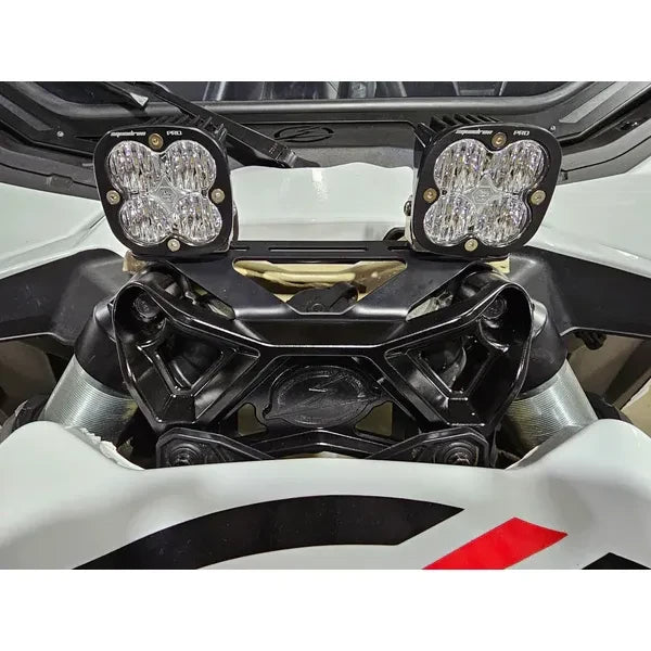 Electrik Offroad- 2017- 2024- Can Am X3 Maverick- Upper Shock Mount Brace with adjustable light mount bracket