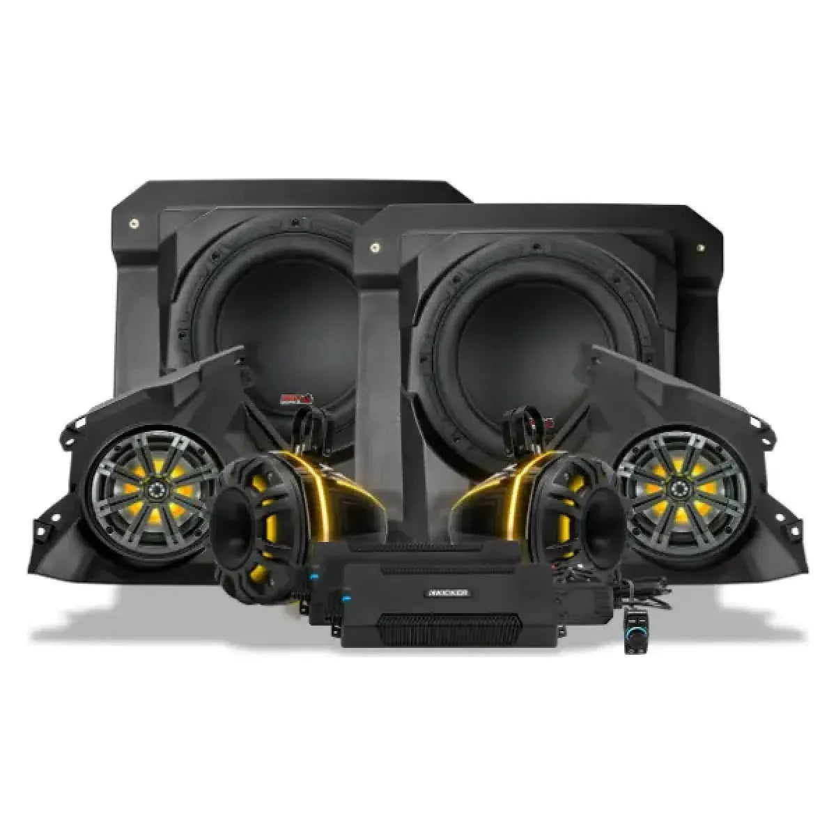 2024-2025 Can-Am Maverick R, Phase-6 K-Spec 1650watt 6-Speaker Stereo System with Kicker Horns