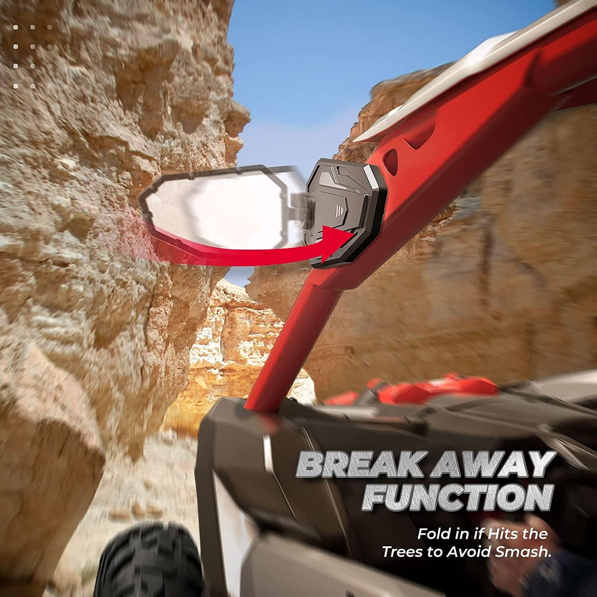 Aluminum Side Mirrors for Can-Am Maverick X3/ X3 Max