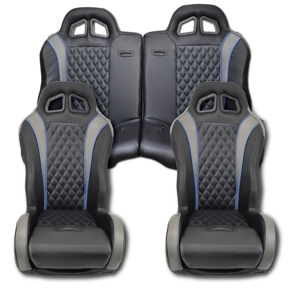 Aces Racing - 2024+ Polaris XP Bench Seat and Bucket Seat Combo