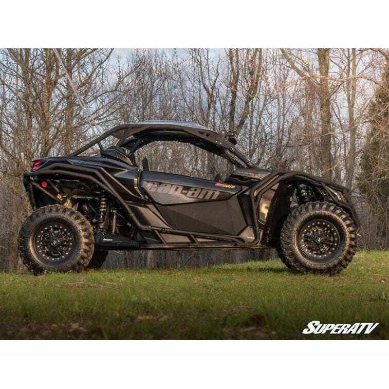 SuperATV Can-Am Maverick X3 64" High Clearance Rear Trailing Arms - Red
