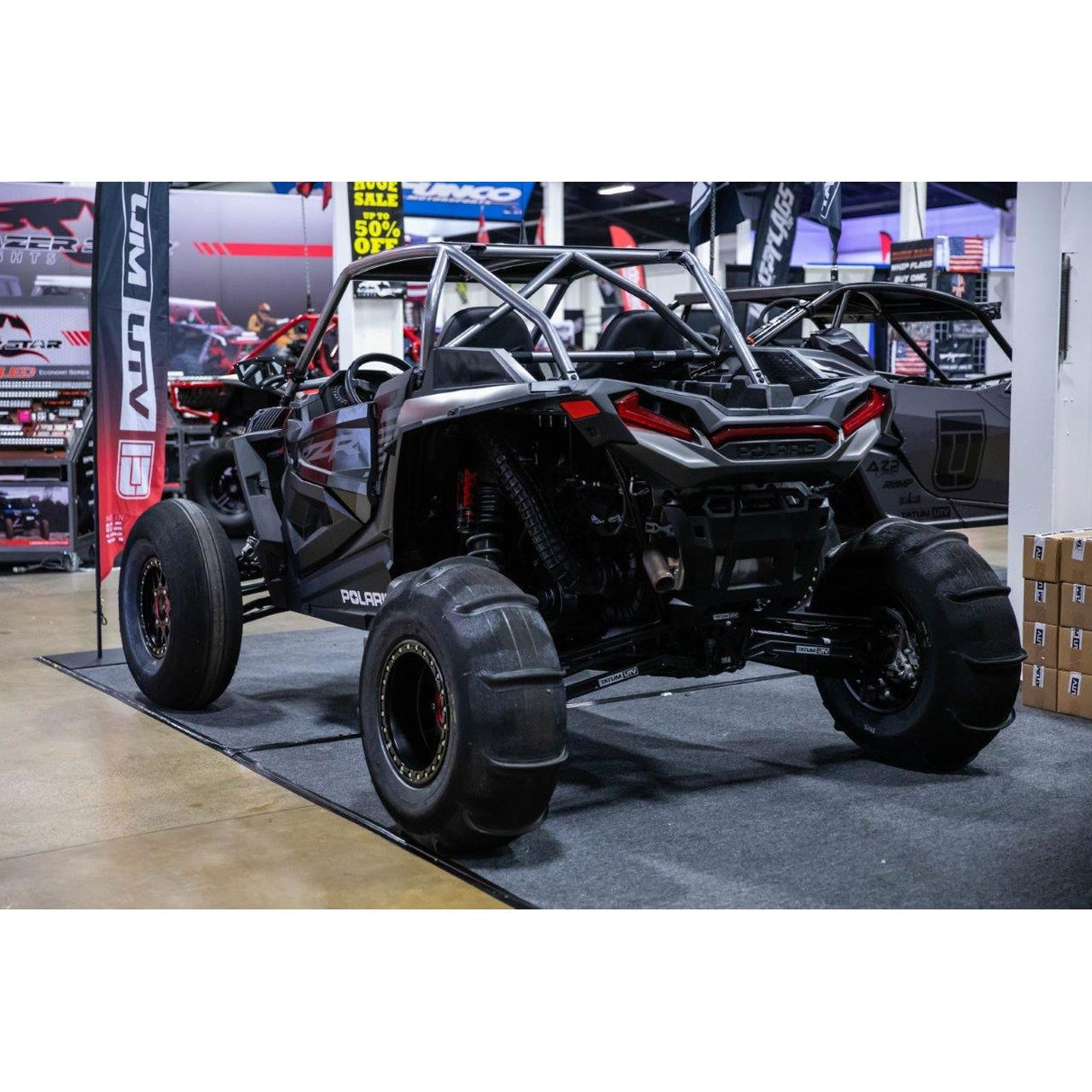 POCKETED POLARIS RZR TURBO S HIGH CLEARANCE RADIUS ROD SET SUSPENSION BILLET ALUMINUM MADE IN USA