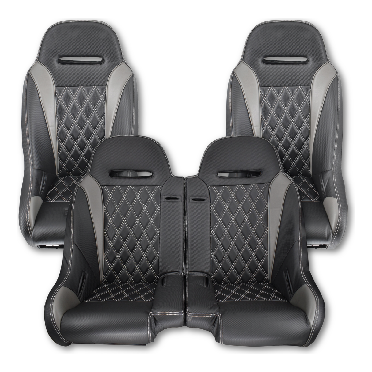 Aces Racing - 2024+ Polaris XP Bench Seat and Bucket Seat Combo