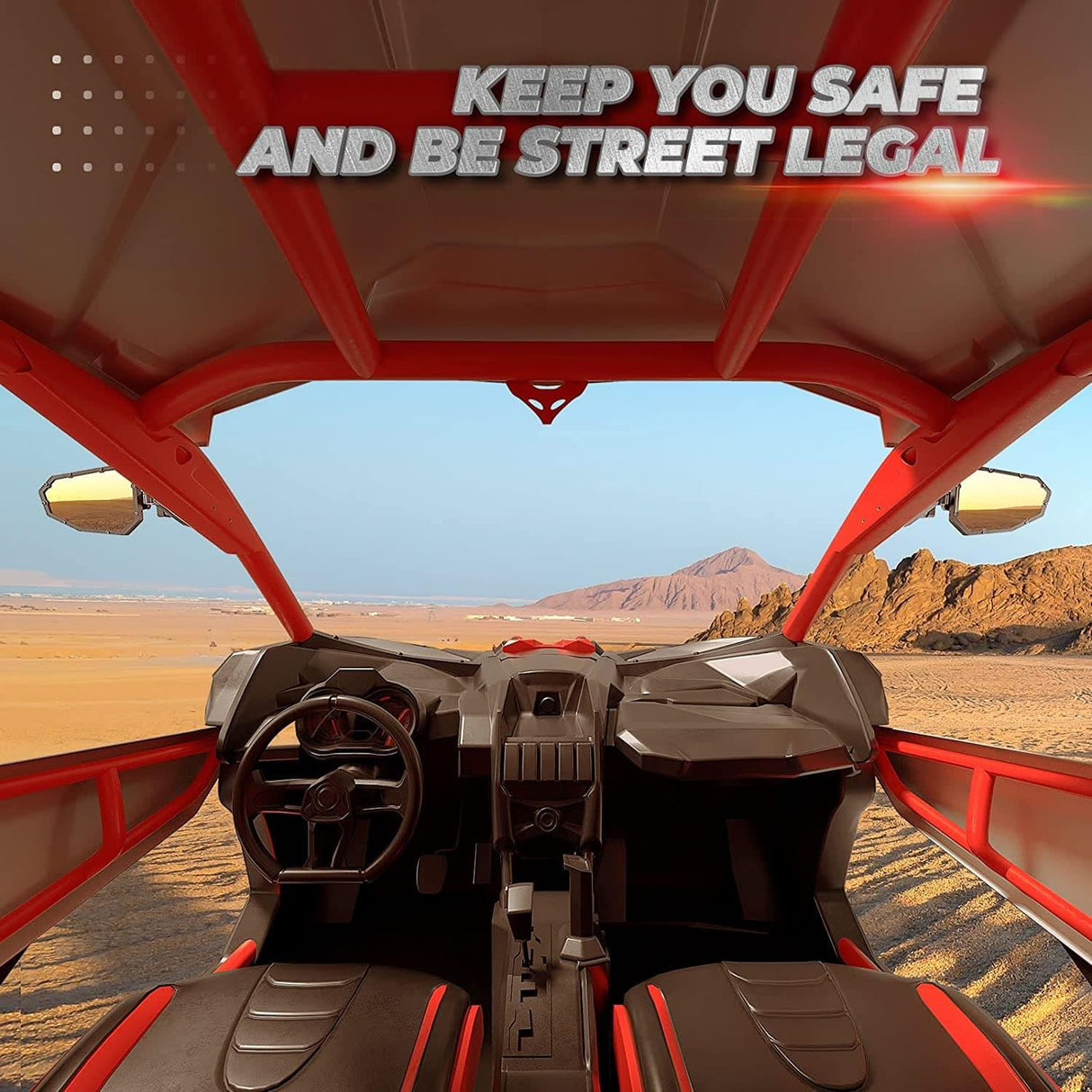 Aluminum Side Mirrors for Can-Am Maverick X3/ X3 Max