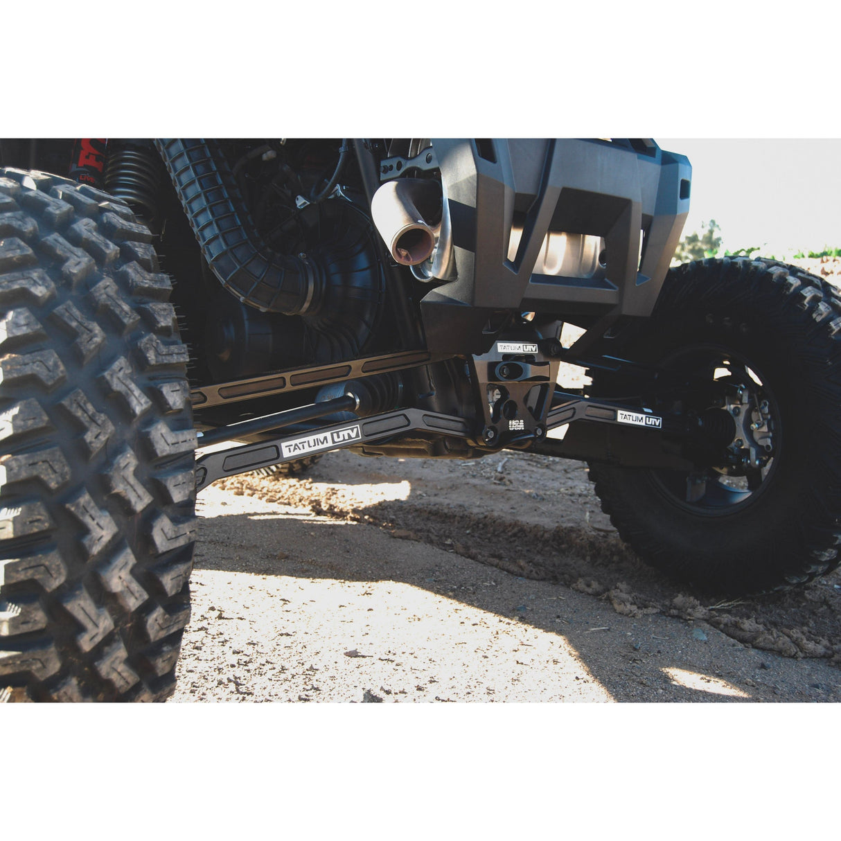 POCKETED POLARIS RZR TURBO S HIGH CLEARANCE RADIUS ROD SET SUSPENSION BILLET ALUMINUM MADE IN USA