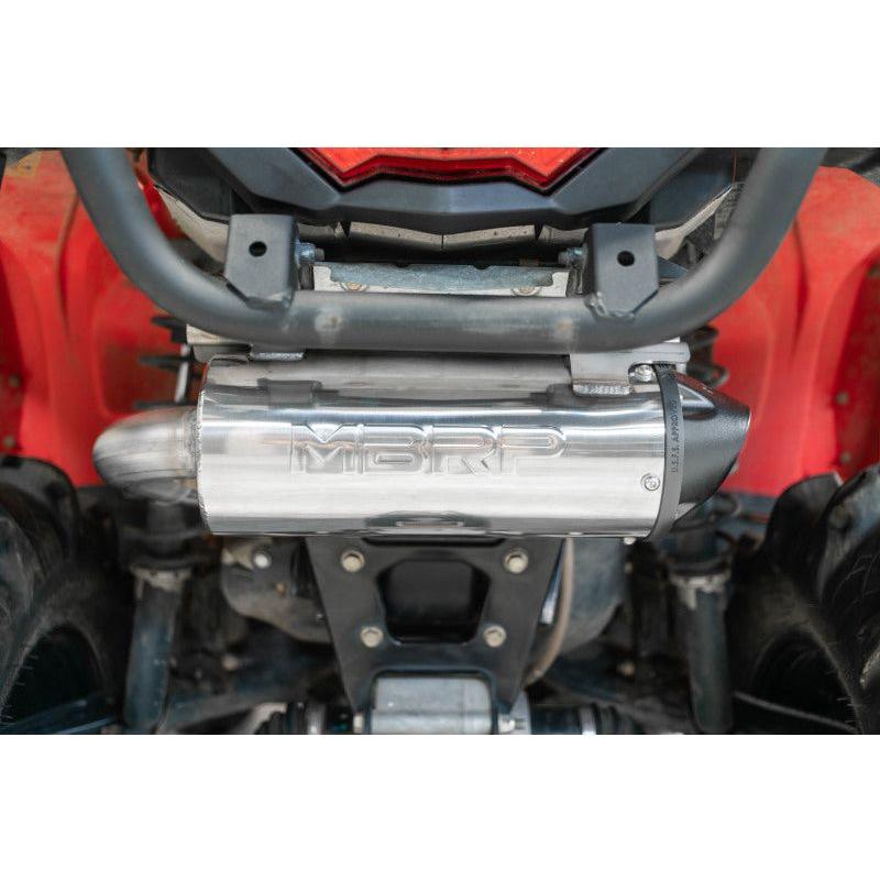 MBRP 15-Up Can-Am OUtlander 450/500/570 US Market Only 5in Performance Series T304 Slip-on Exhaust
