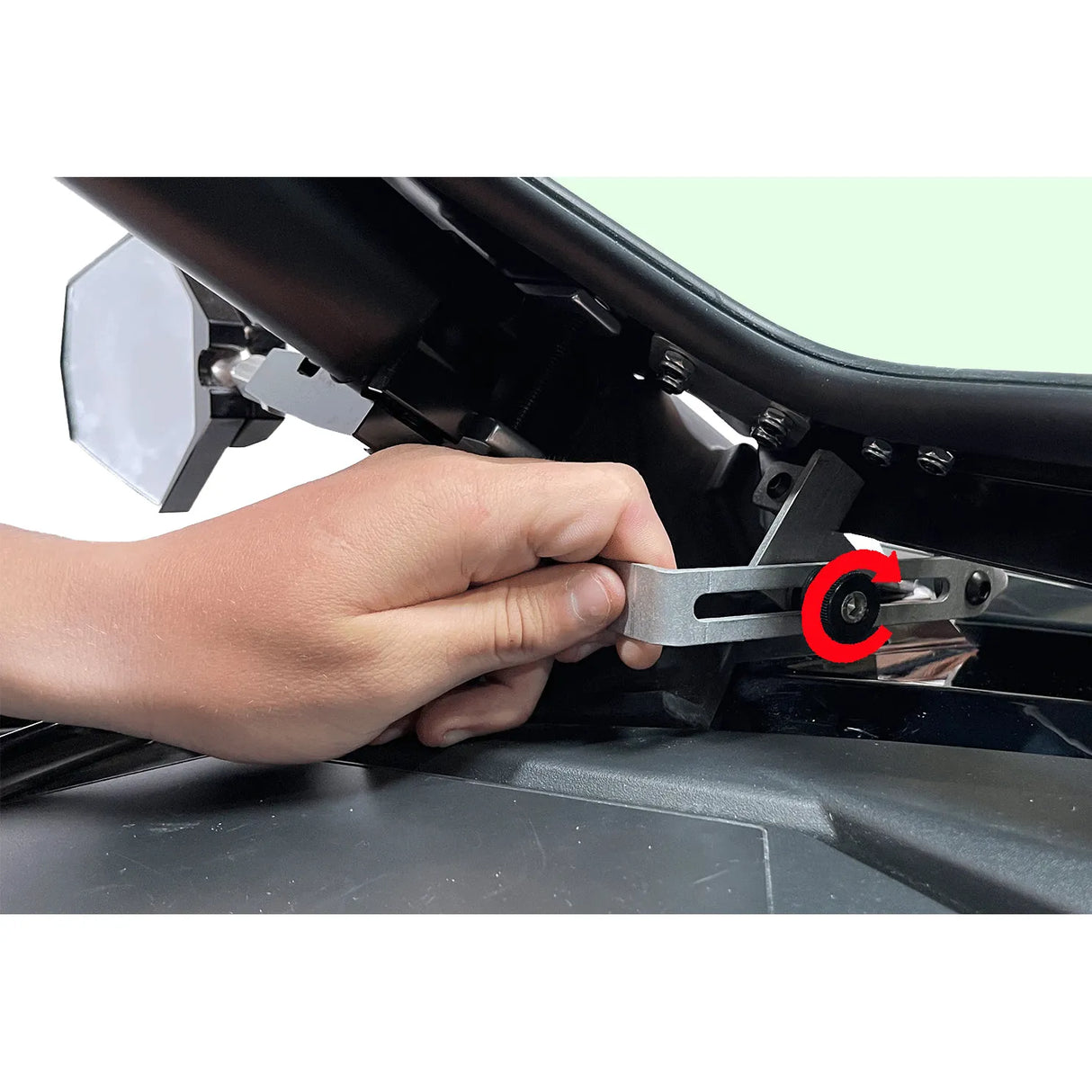 2020-2024 Polaris RZR Pro XP / Turbo R Black Vented Glass Windshield w/ Wiper