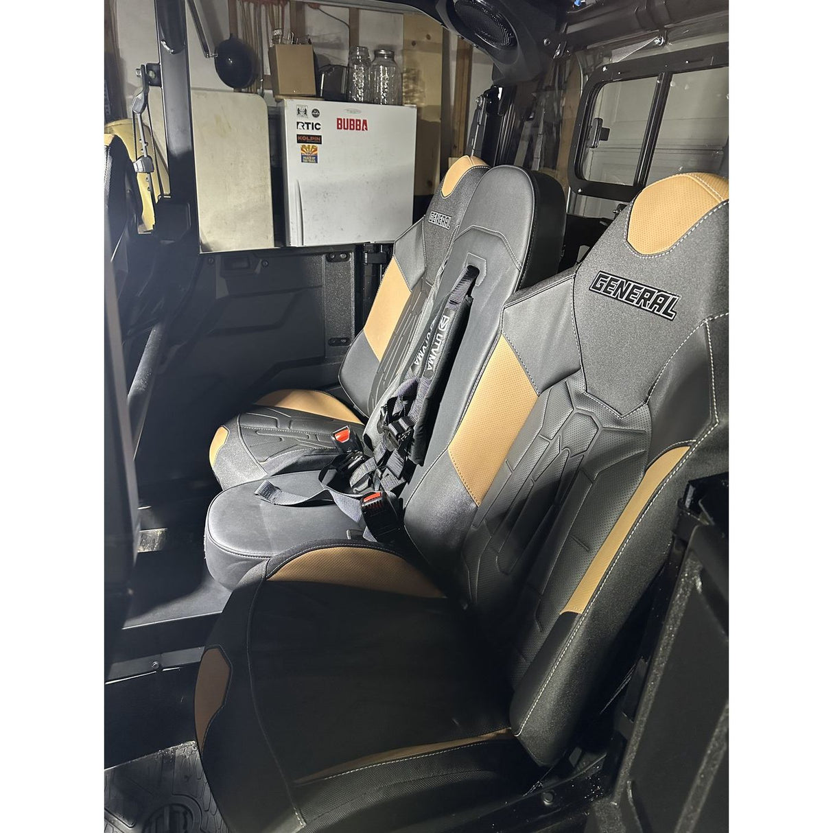 2015-2025 Polaris General 4 Rear Bump Seat with Console Delete Kit