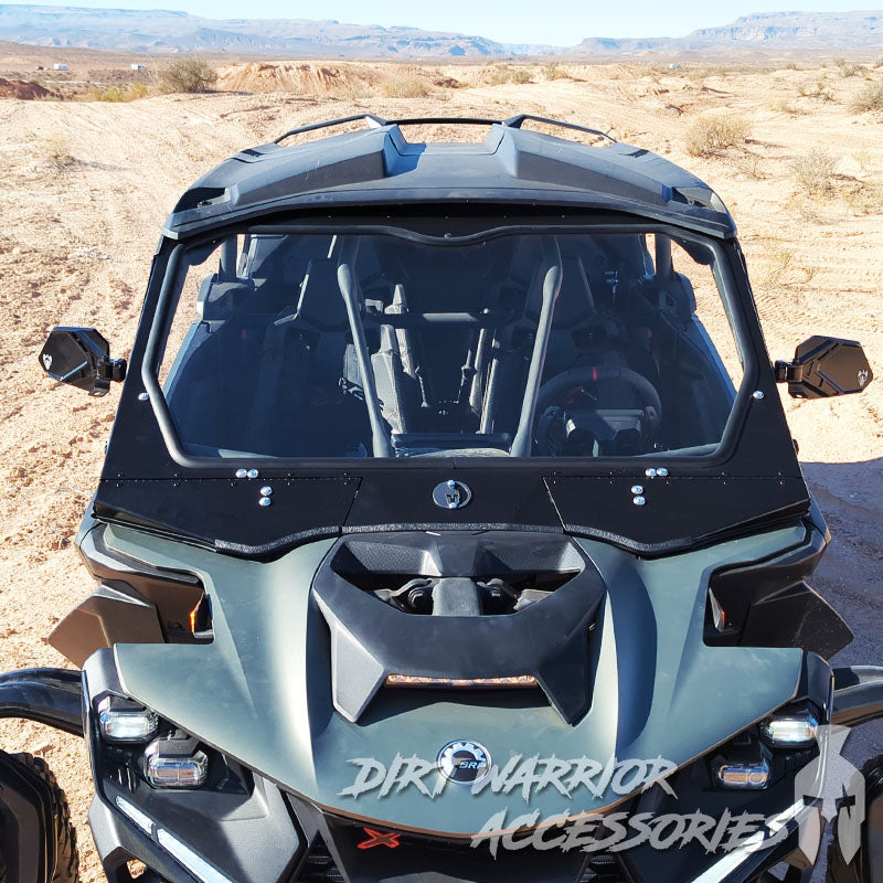 CANAM MAVERICK R MAX X RC FRONT WINDSHIELD 2026+ - Dirt Warrior Accessories