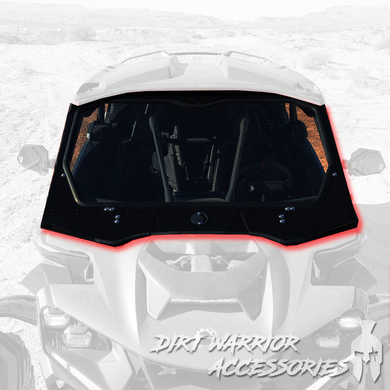 CANAM MAVERICK R MAX X RC FRONT WINDSHIELD 2026+ - Dirt Warrior Accessories