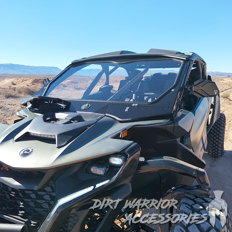 CANAM MAVERICK R MAX X RC FRONT WINDSHIELD 2026+ - Dirt Warrior Accessories