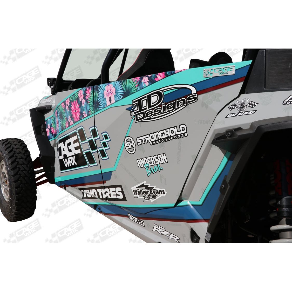 Aluminum Doors for 4 Seat RZR XP 1000/Turbo/Turbo S (2015-2023)