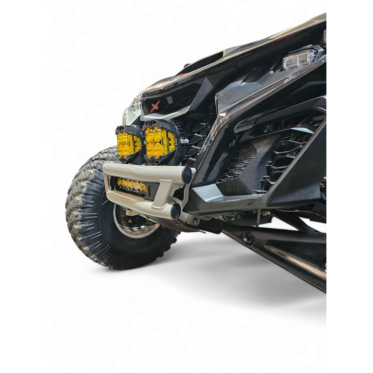 2024 + Can-Am Maverick R Amp front winch bumper