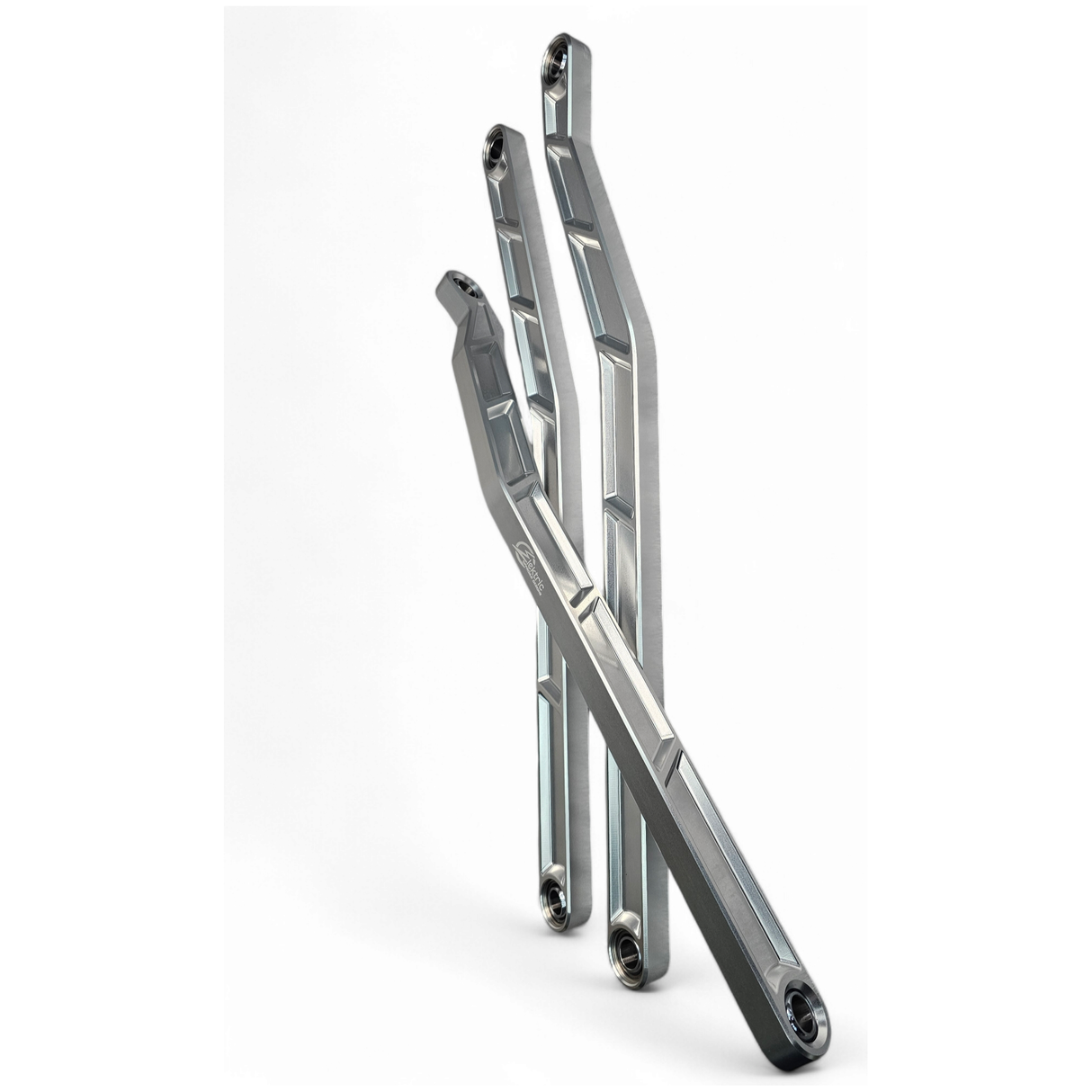 Elektric Offroad - 2017-2025 Can-Am X3 Maverick High Clearance Radius Rods in Clear Finish for 72"