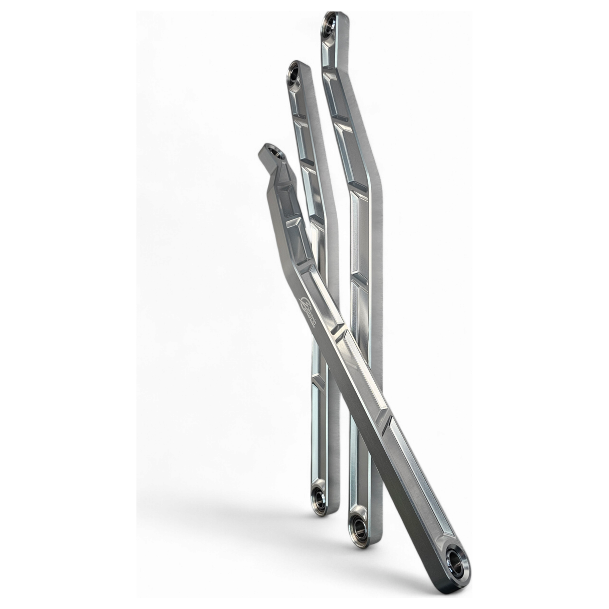 Elektric Offroad - 2017-2025 Can-Am X3 Maverick High Clearance Radius Rods in Clear Finish for 72"