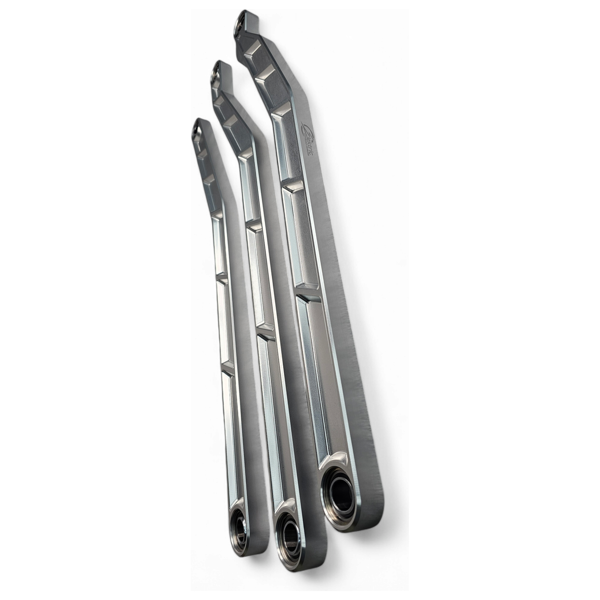 Elektric Offroad - 2017-2025 Can-Am X3 Maverick High Clearance Radius Rods in Clear Finish for 72"