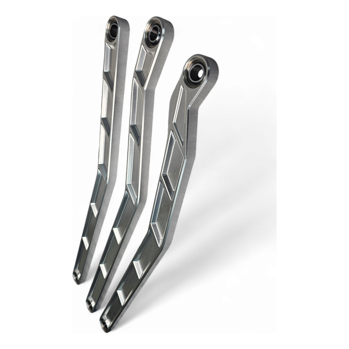 Elektric Offroad - 2017-2025 Can-Am X3 Maverick High Clearance Radius Rods in Clear Finish for 72"