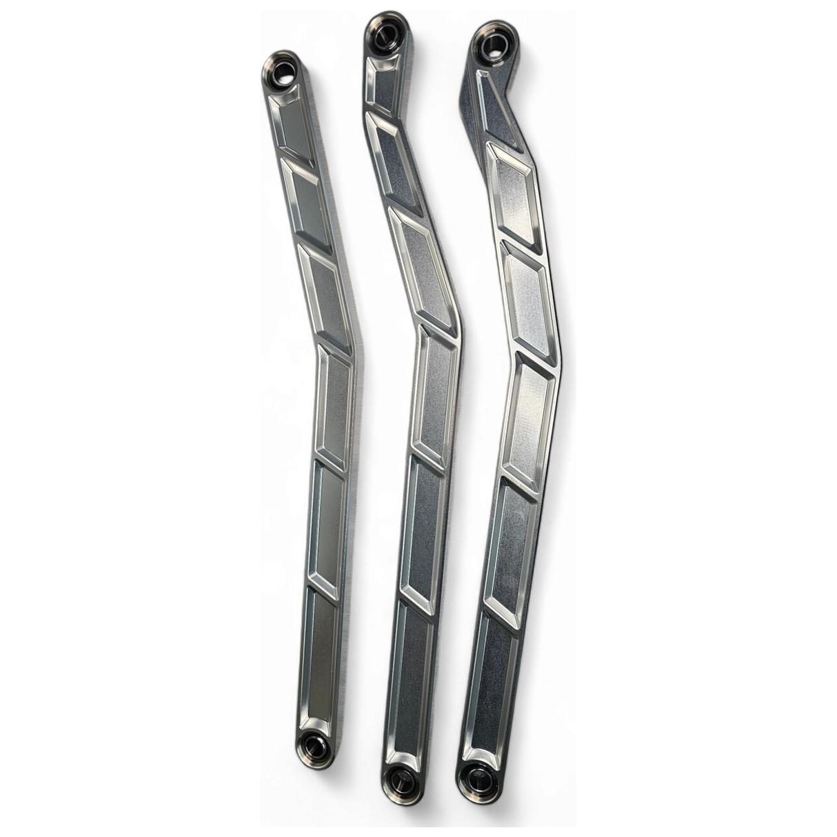 Elektric Offroad - 2017-2025 Can-Am X3 Maverick High Clearance Radius Rods in Clear Finish for 72"