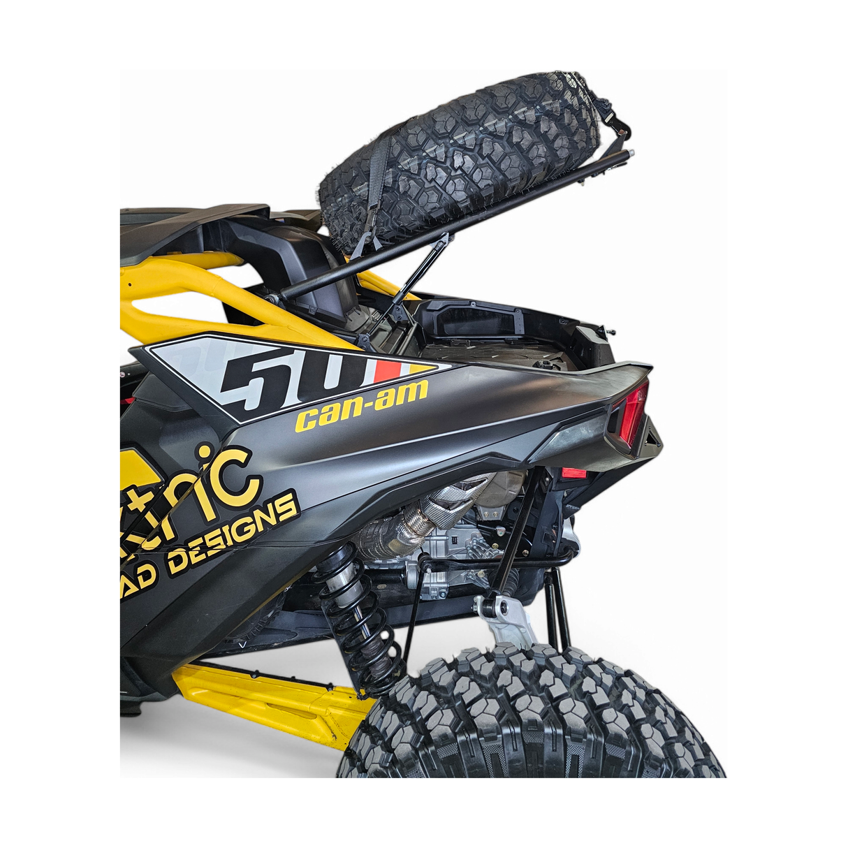 2024+ Can-Am Maverick R EOD Volt Tire Rack