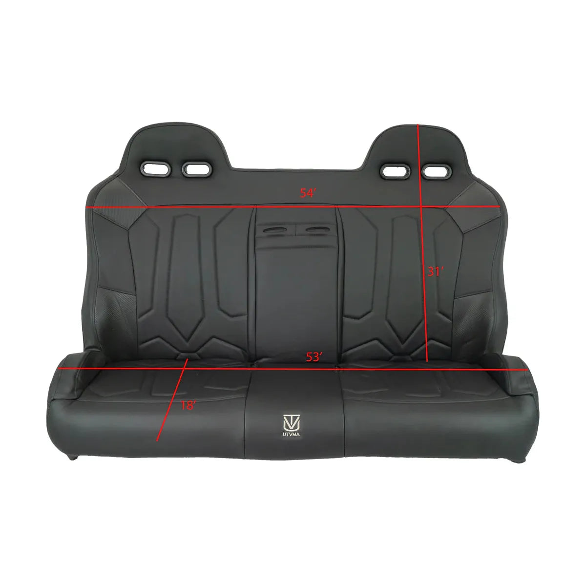 Polaris General 1000 Rear Bench Seat W Harnesses (2017-2025)