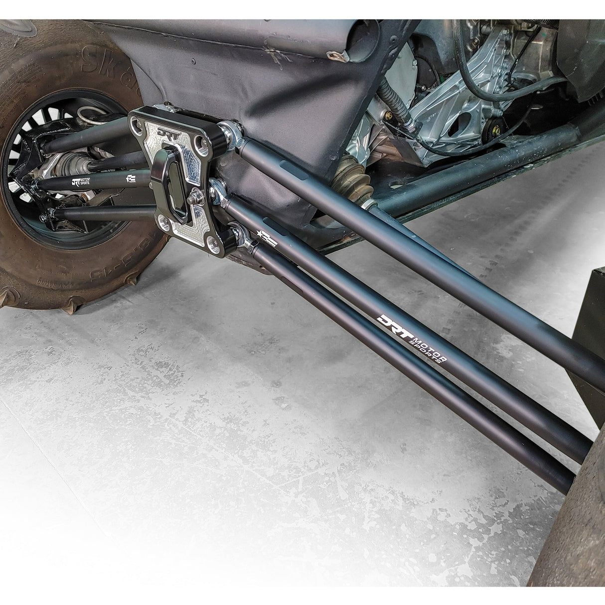 DRT - Can-Am X3 2017+ Billet Aluminum Barrel Radius Rod Kit Black