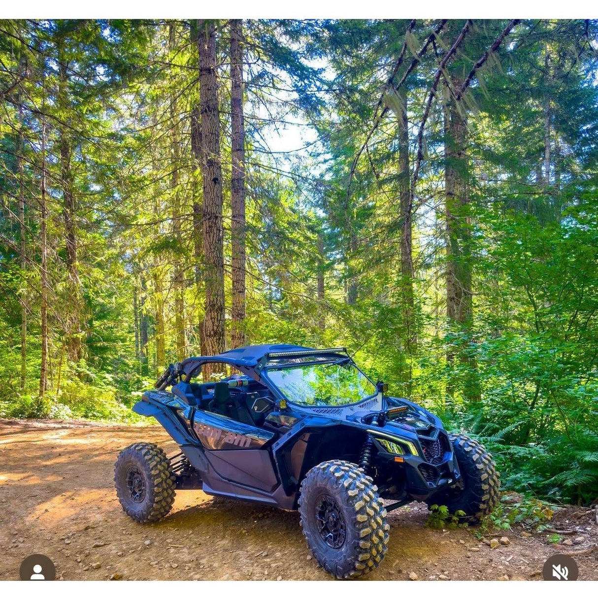 2017-2025 Can Am X3 Full Glass Windshield - Two Vent