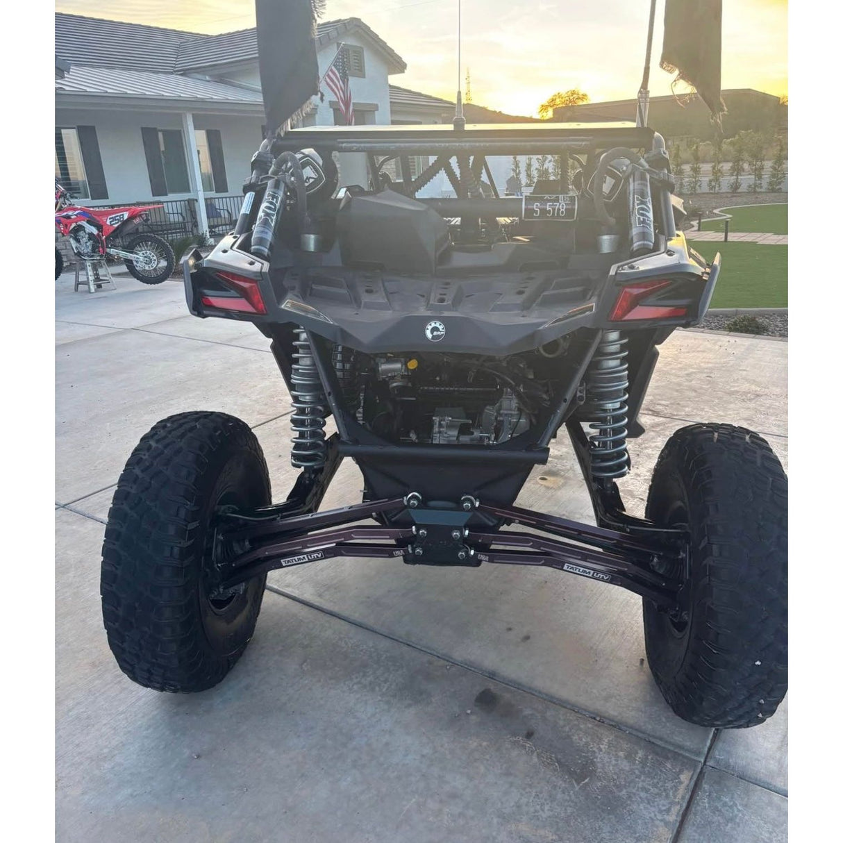 Tatum UTV - 2017-2025 Can-Am X3 High Clearance Radius Rods (Set)