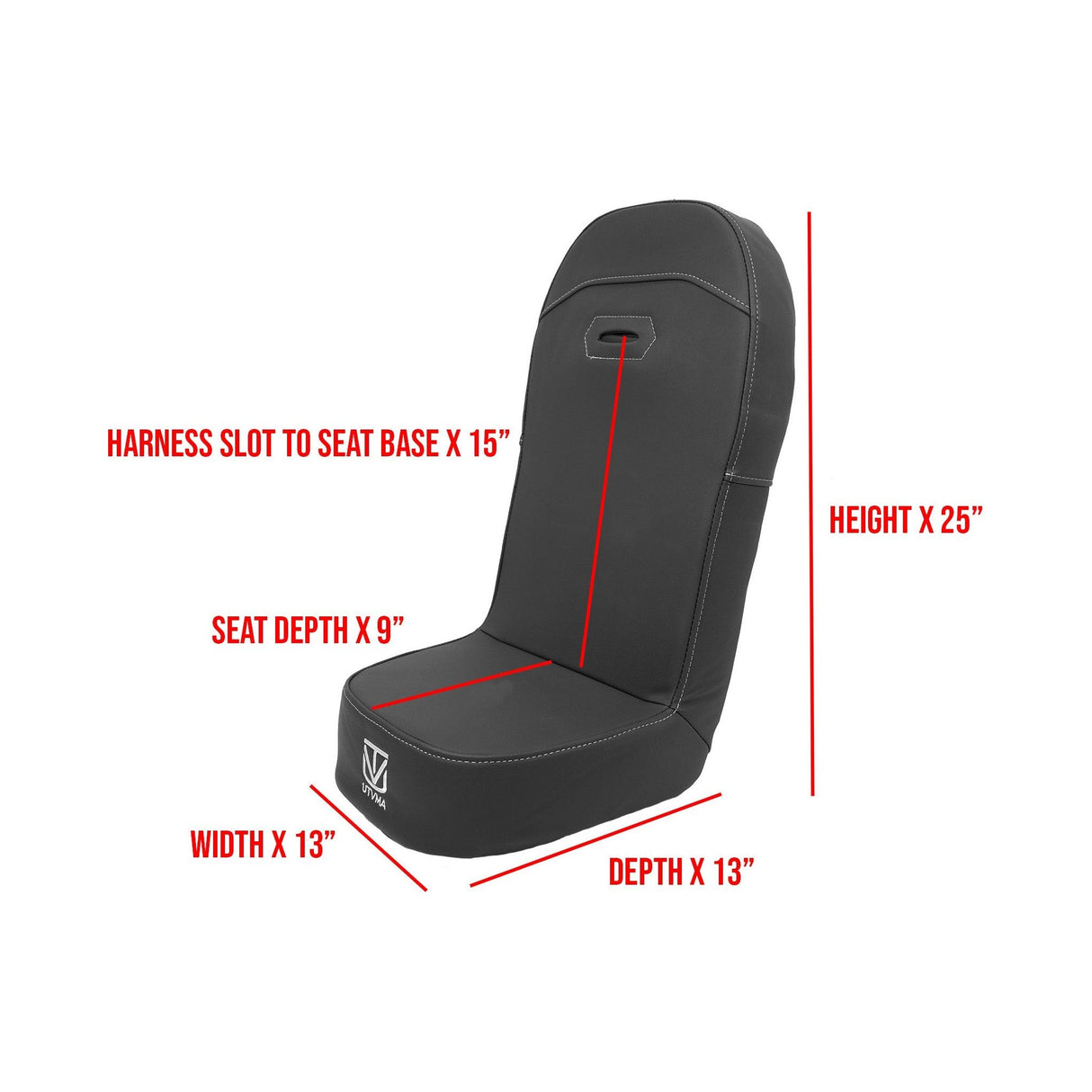 UTVMA - 2021-2025 Yamaha Wolverine RMAX 4 (Front Only) 1000 Bump Seat