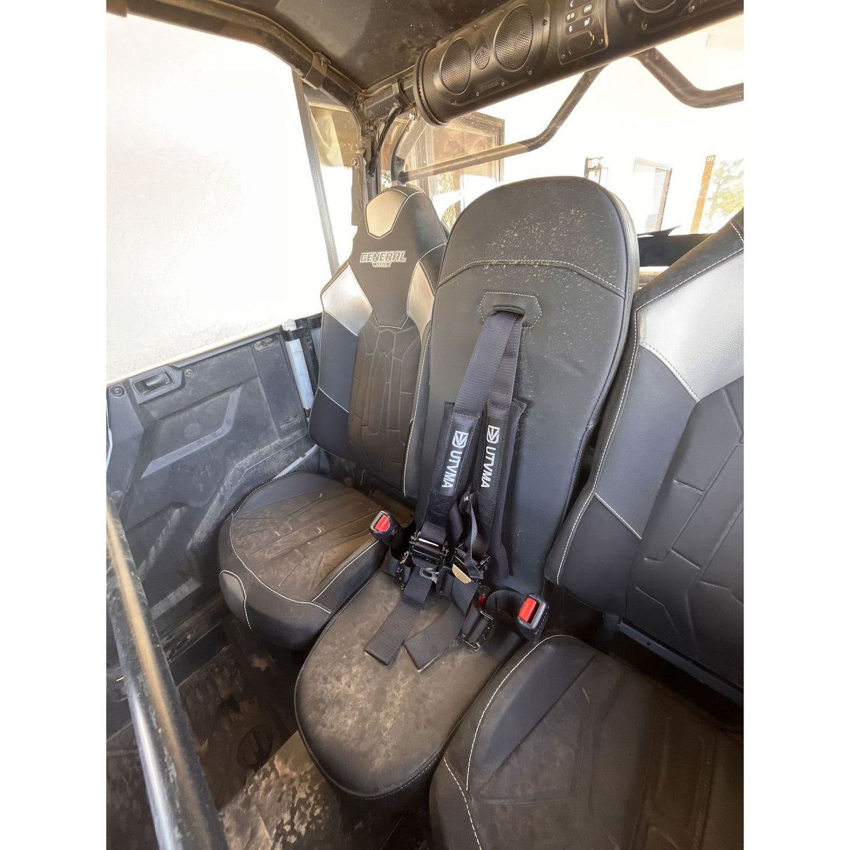 2015-2025 Polaris General 4 Rear Bump Seat with Console Delete Kit