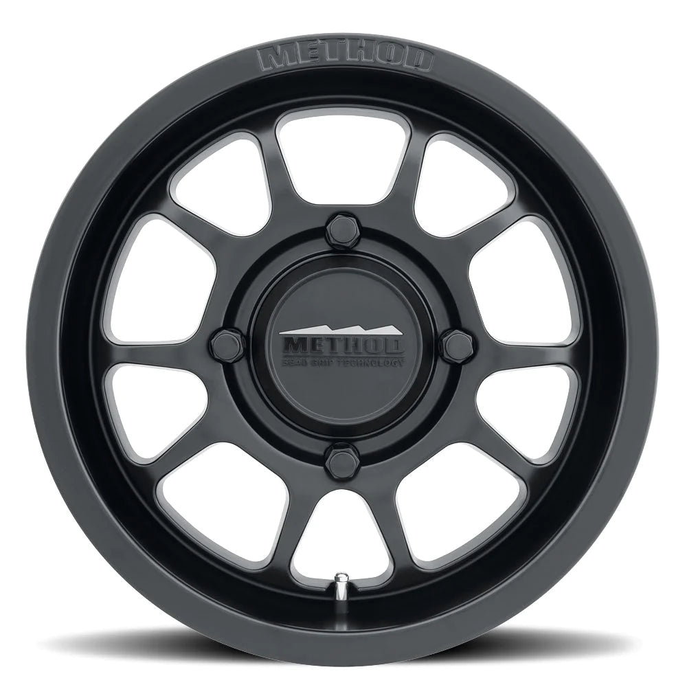 Method MR409 Bead Grip 15x10 / 5+5/0mm Offset / 6 x 139.7 / 78.3mm CB Matte Black Wheel