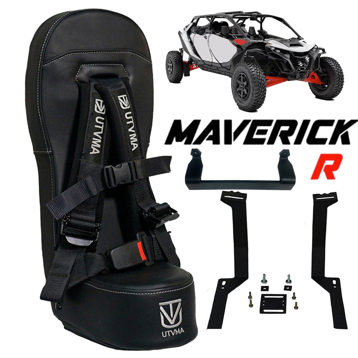 2025+ Maverick R Max Rear Bump Seat