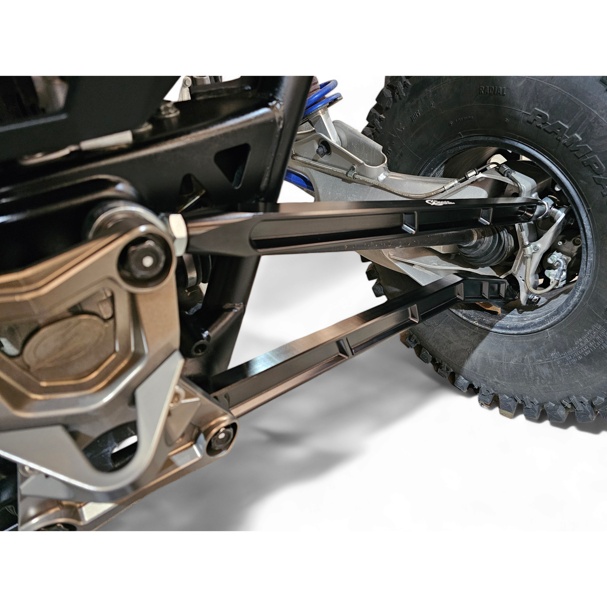 Elektric Offroad - 2022+ Current Polaris RZR Pro R, Pro S, Turbo R High Clearance Radius Rods in Black Finish