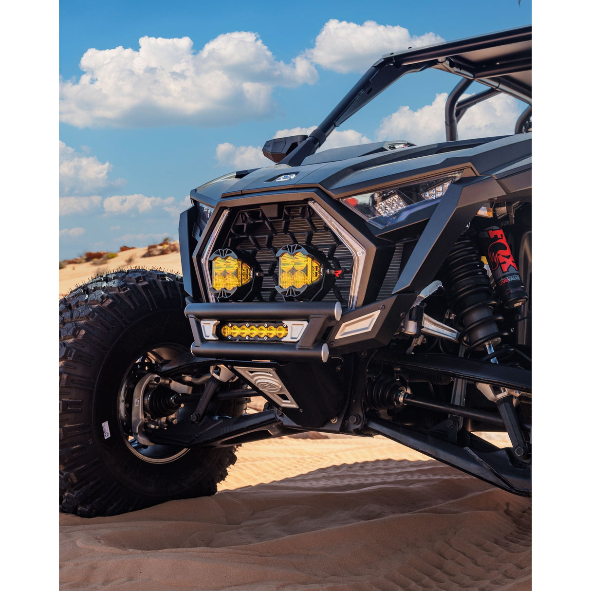 Elektric Offroad - 2022+ Polaris Pro R, Pro S, Turbo R Amp Front Bumper
