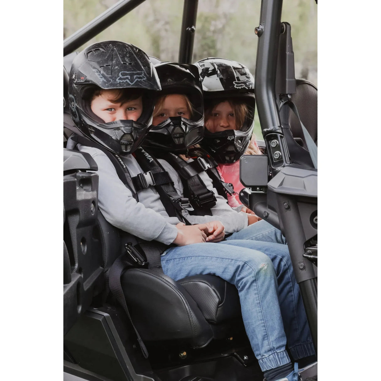 2019-2025 Honda Talon 4 - Rear Bench Seat W Harnesses - Black