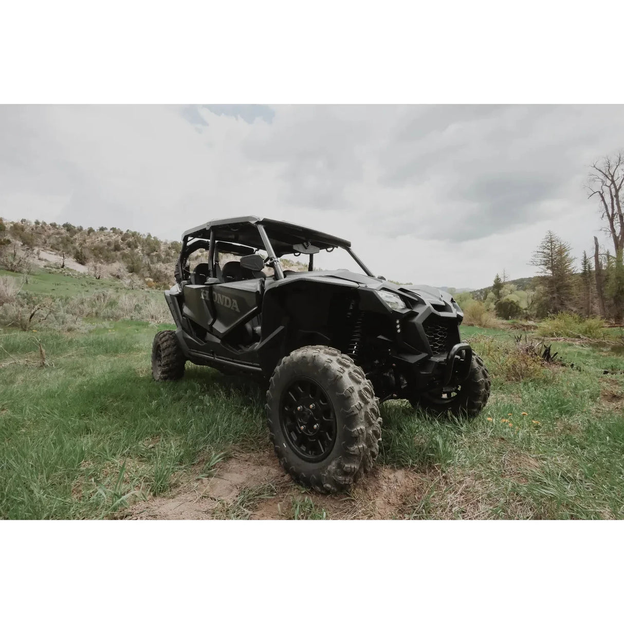 2019-2025 Honda Talon 4 - Rear Bench Seat W Harnesses - Black