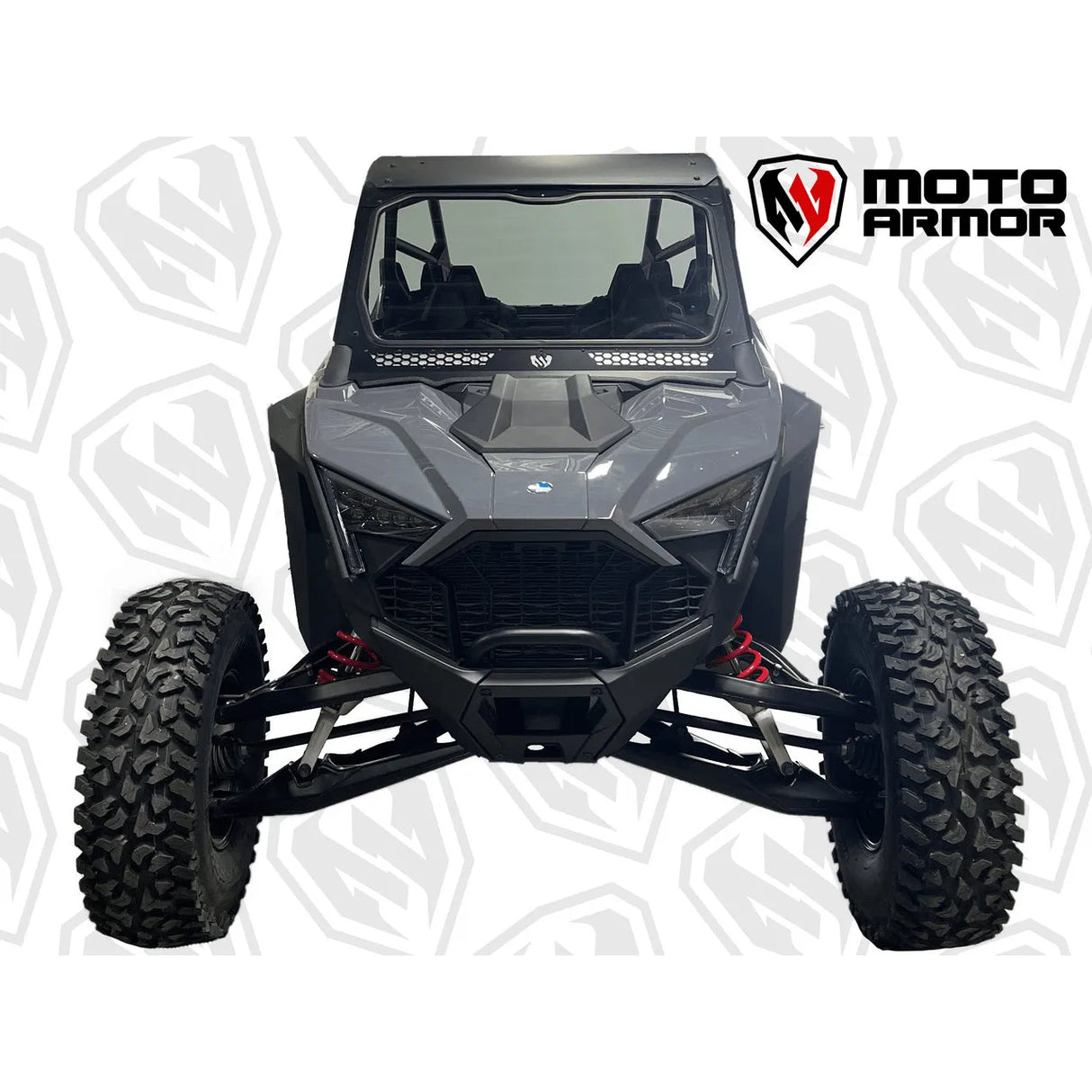 Moto Armor - Polaris PRO R 4 (2.0L) Full Glass Windshield - 4 seat only