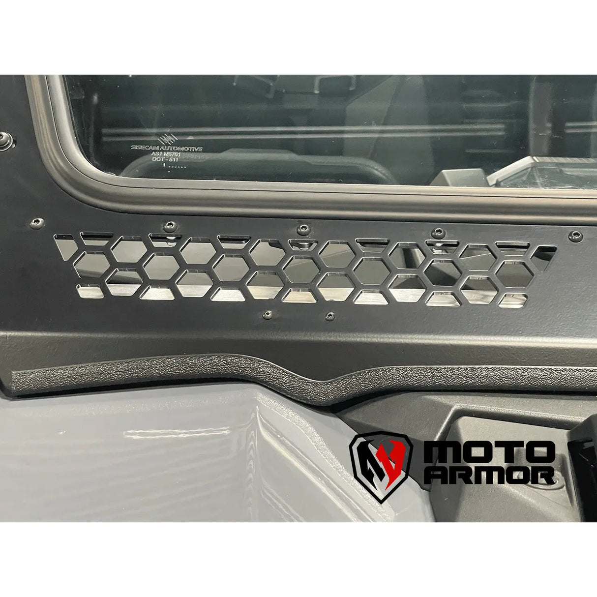 Moto Armor - Polaris PRO R 4 (2.0L) Full Glass Windshield - 4 seat only