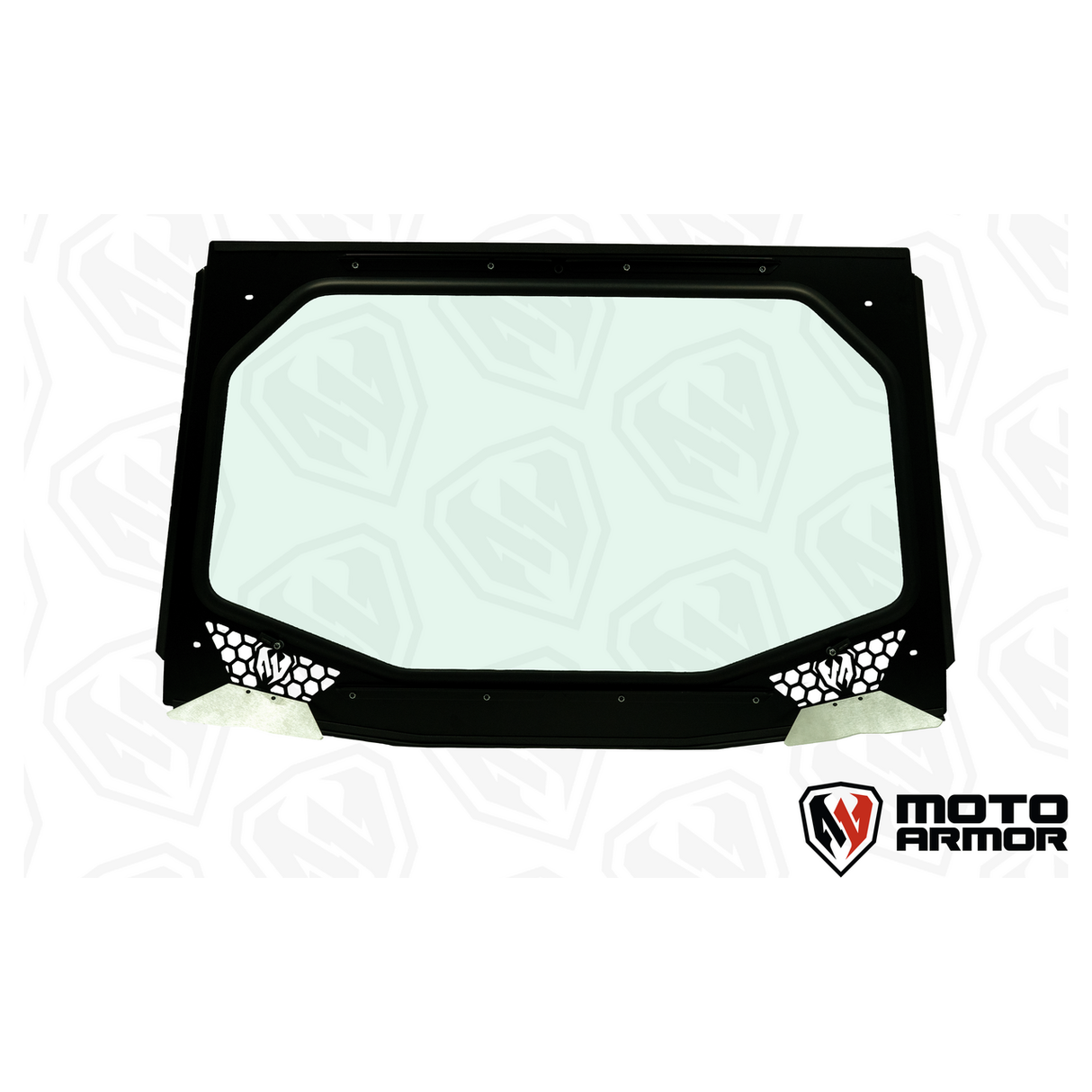 Kawasaki KRX Full Glass Windshield with Vents