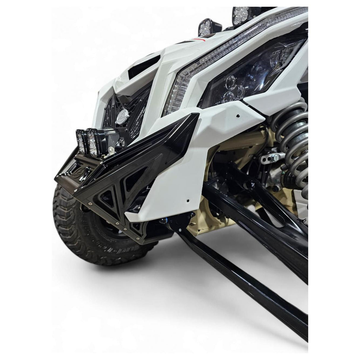 Elektric Offroad '17+ Can-Am Maverick X3 Machined Billet Front Winch Bumper - Black Anodize