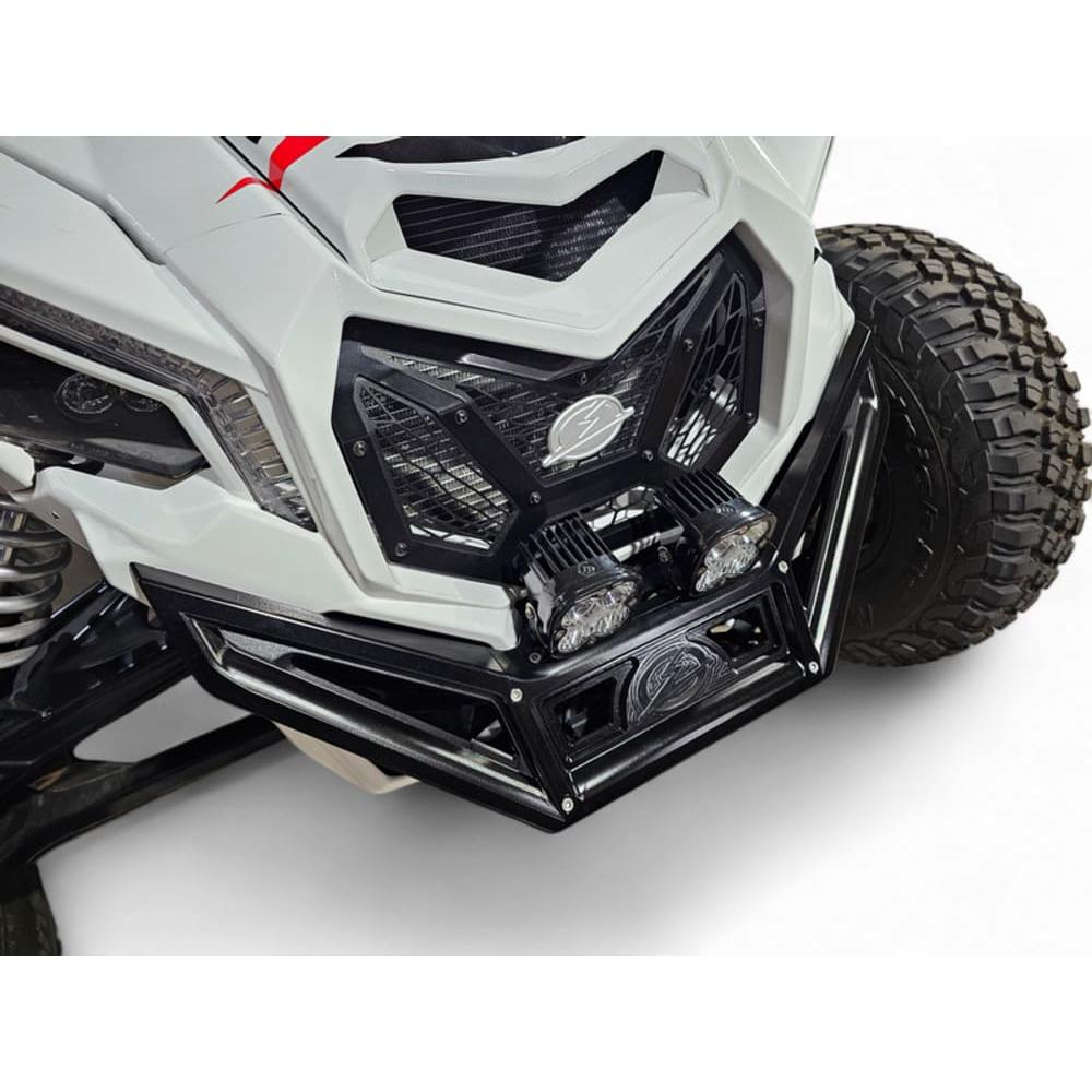 Elektric Offroad '17+ Can-Am Maverick X3 Machined Billet Front Winch Bumper - Black Anodize