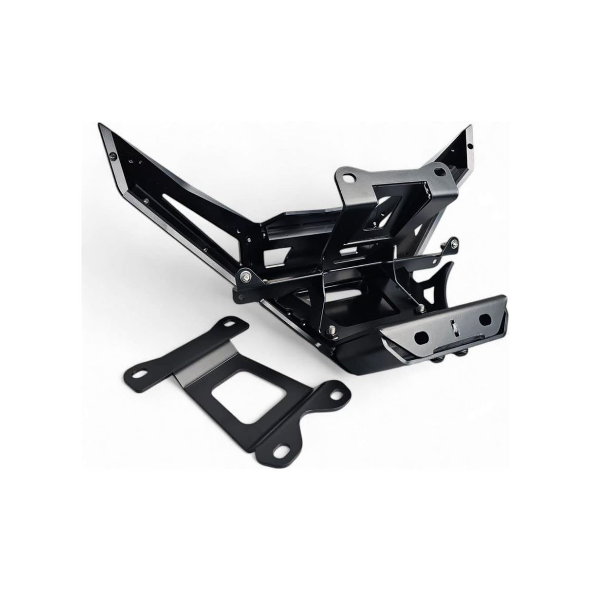 Elektric Offroad '17+ Can-Am Maverick X3 Machined Billet Front Winch Bumper - Black Anodize