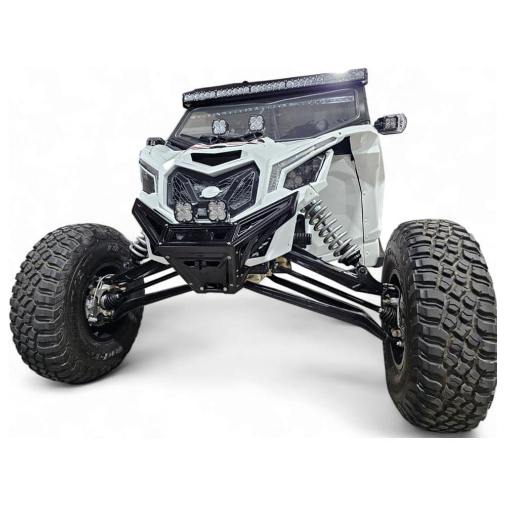 Elektric Offroad '17+ Can-Am Maverick X3 Machined Billet Front Winch Bumper - Black Anodize