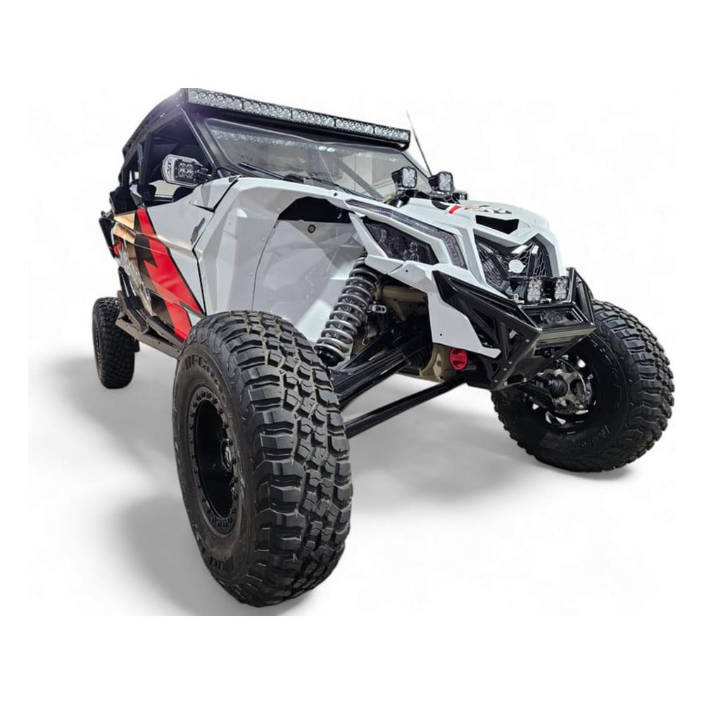 Elektric Offroad '17+ Can-Am Maverick X3 Machined Billet Front Winch Bumper - Black Anodize