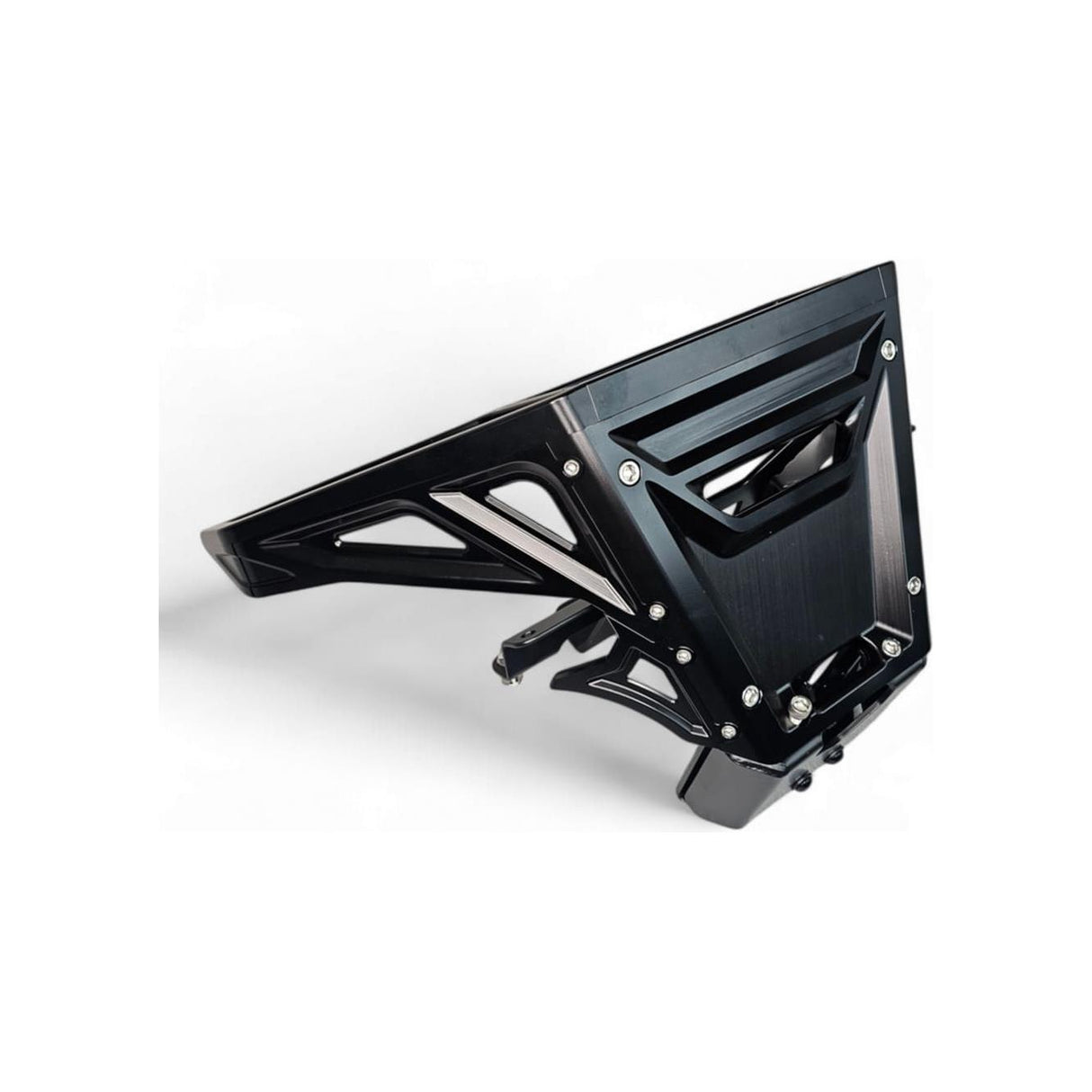 Elektric Offroad '17+ Can-Am Maverick X3 Machined Billet Front Winch Bumper - Black Anodize