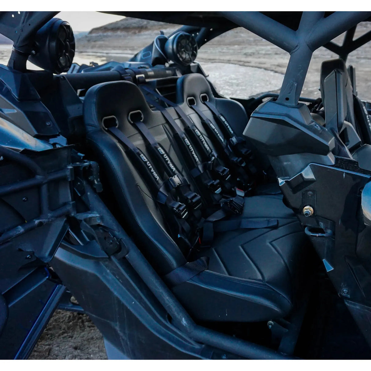 2017-2025 Can-am X3 Max Rear Bench Seat with Harnesses