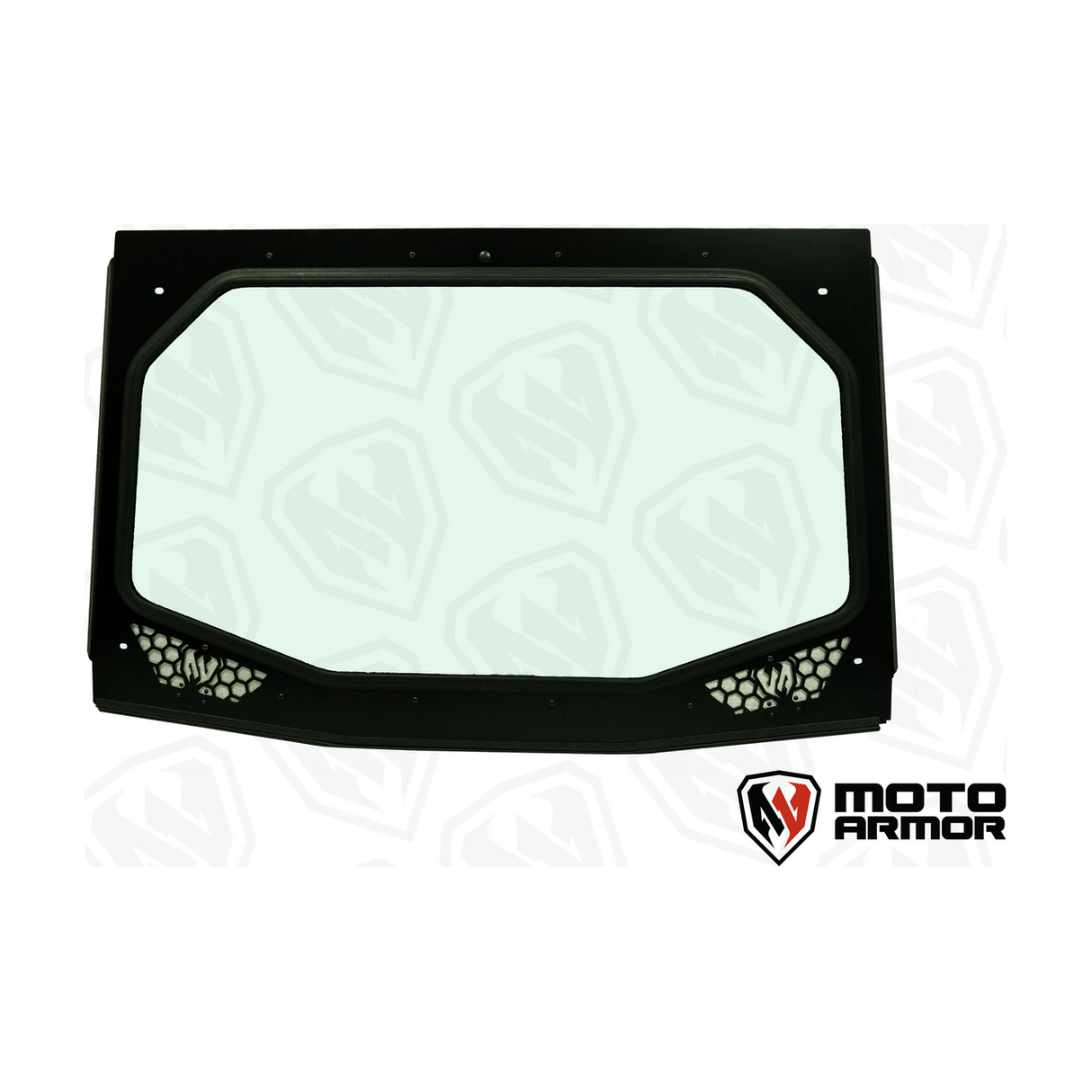 Kawasaki KRX Full Glass Windshield with Vents