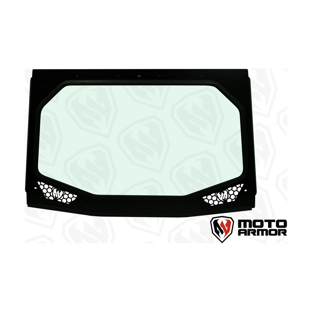 Kawasaki KRX Full Glass Windshield with Vents