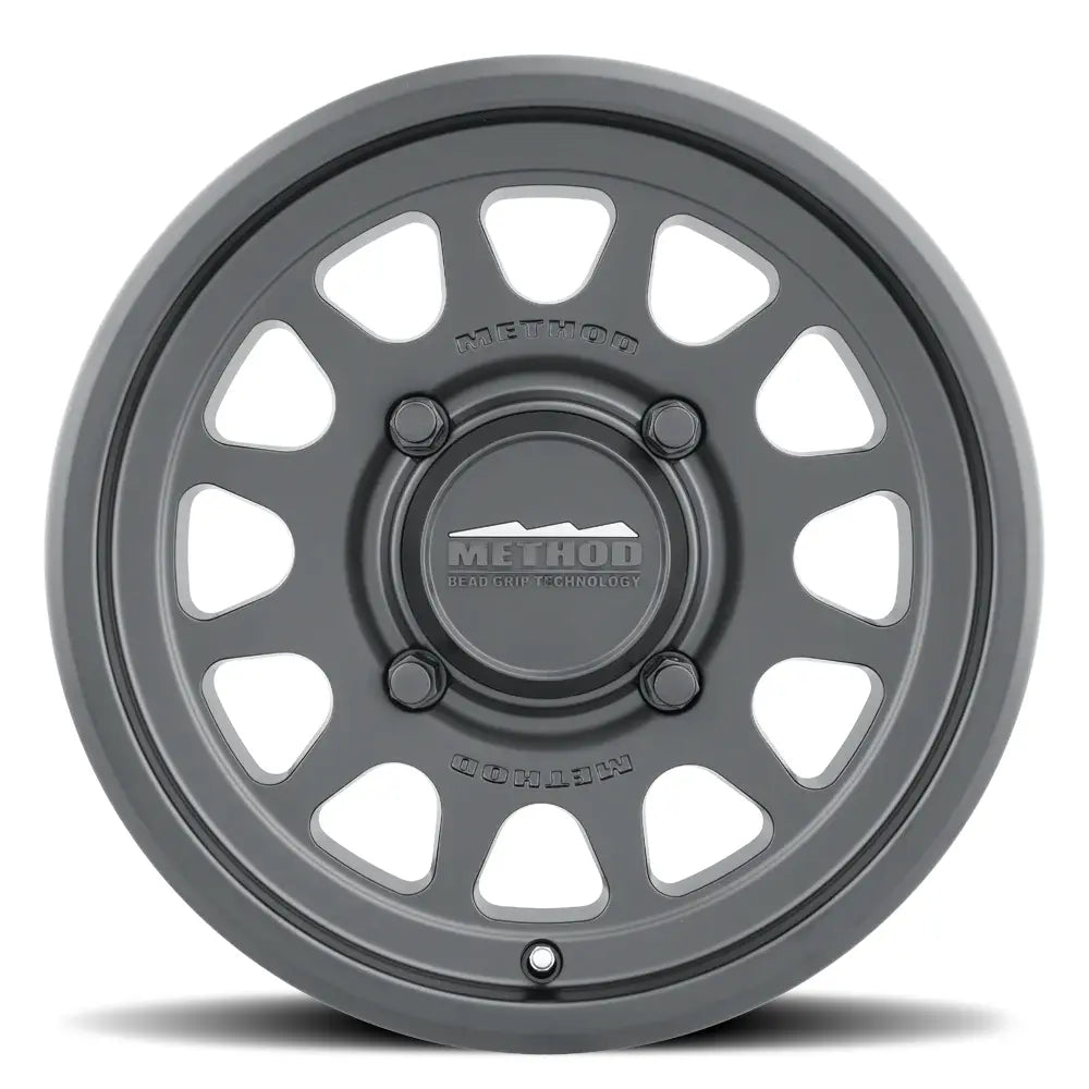 Method MR414 Bead Grip 15x10.0 +25mm Offset 6x139.7 BP 78.30mm CB Matte Black Wheel