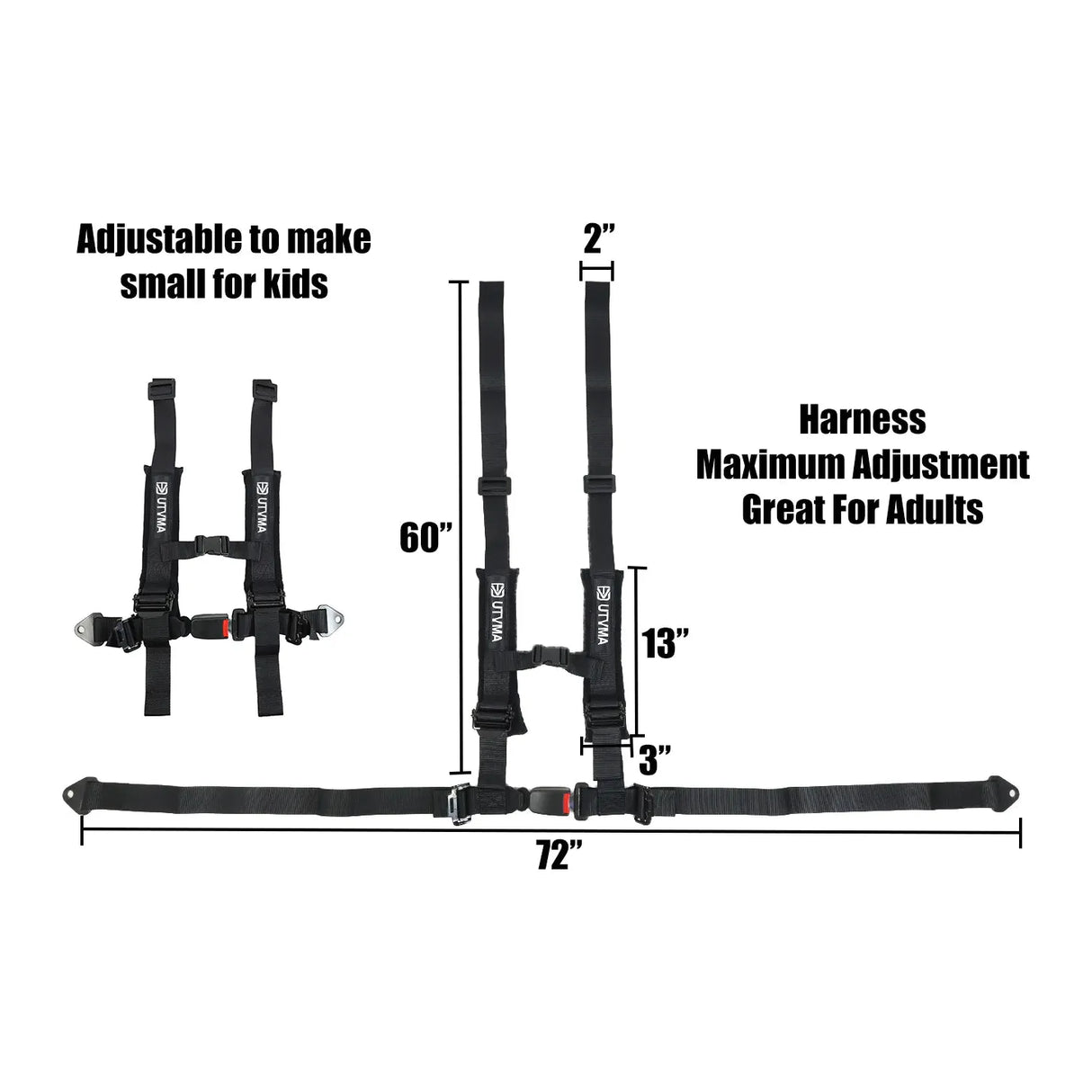 2020-2025 Polaris RZR Pro (XP, Turbo R, Pro R) Rear Bench With Harnesses